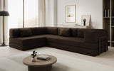 Designer Sofa Lazy L in Bouclé