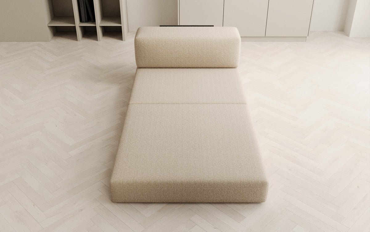 Designerbank Middenmodule Lazy in Bouclé