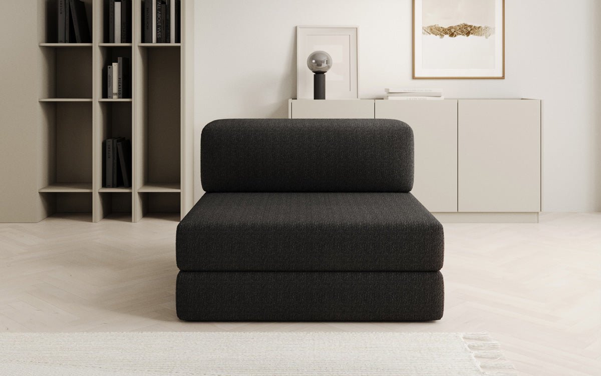 Designerbank Middenmodule Lazy in Bouclé