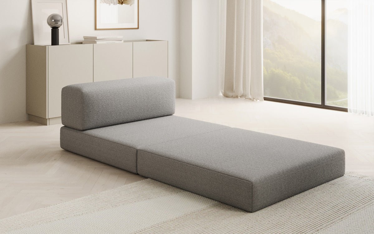 Designerbank Middenmodule Lazy in Bouclé