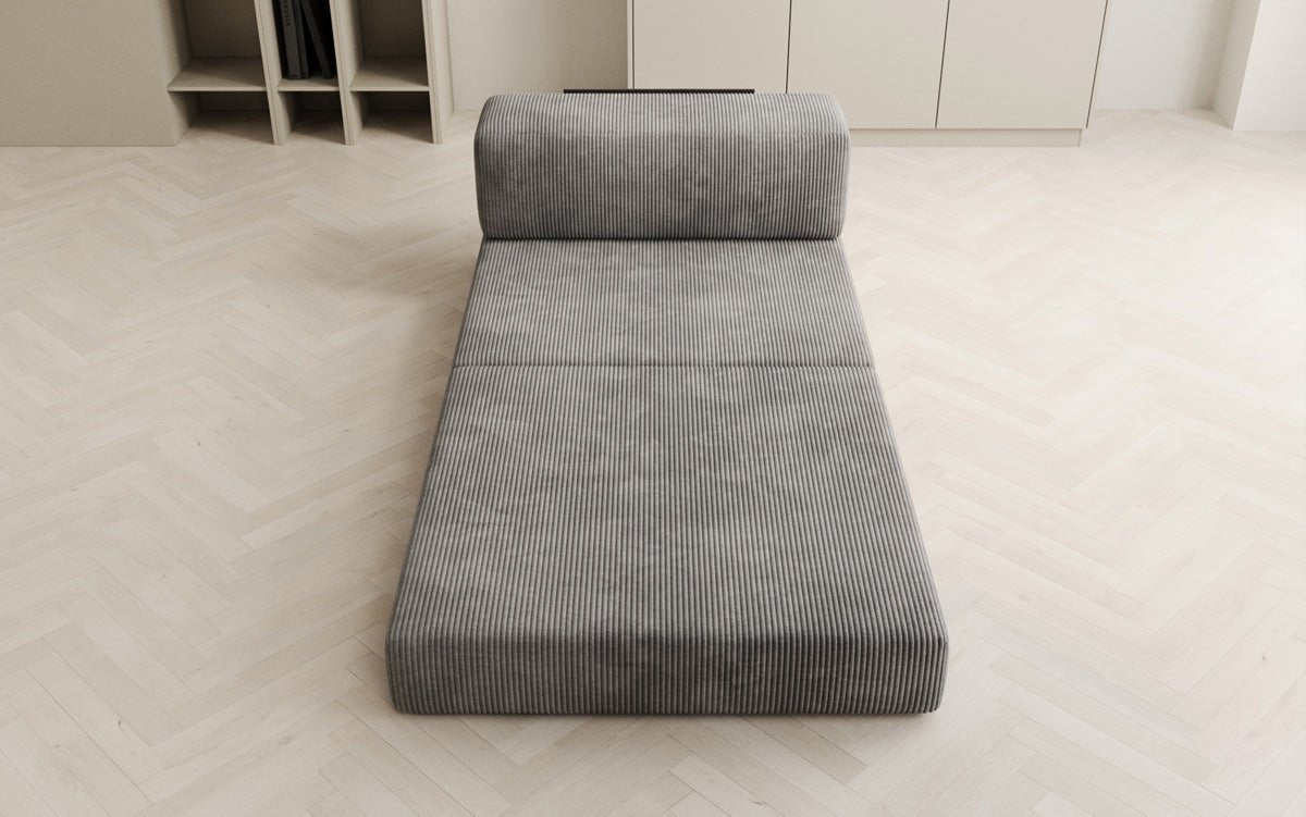 Designerbank Middenmodule Lazy in Ribstof