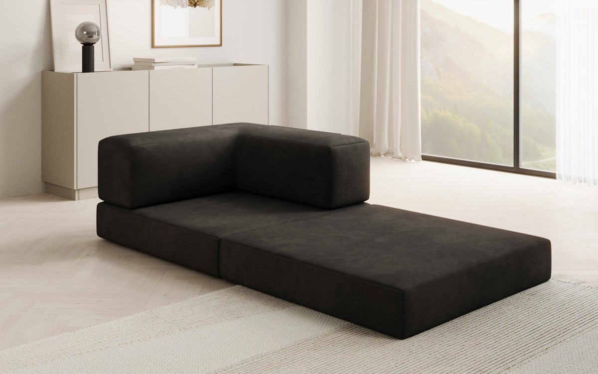 Designer Sofa-Sessel Lazy in fluweel