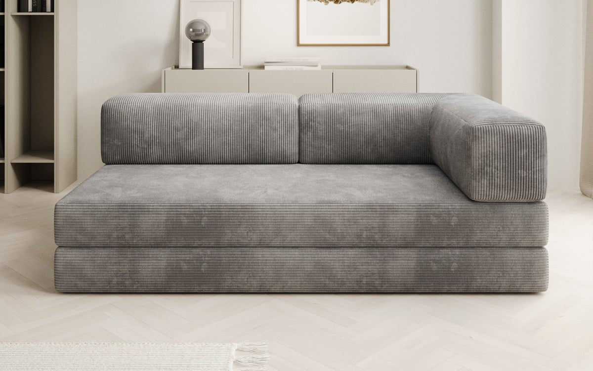 Designbank/Chaise Longue Lazy in Ribstof