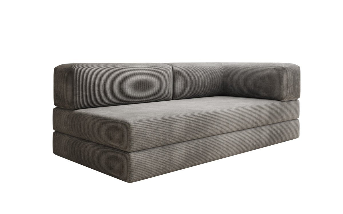 Designbank/Chaise Longue Lazy in Ribstof