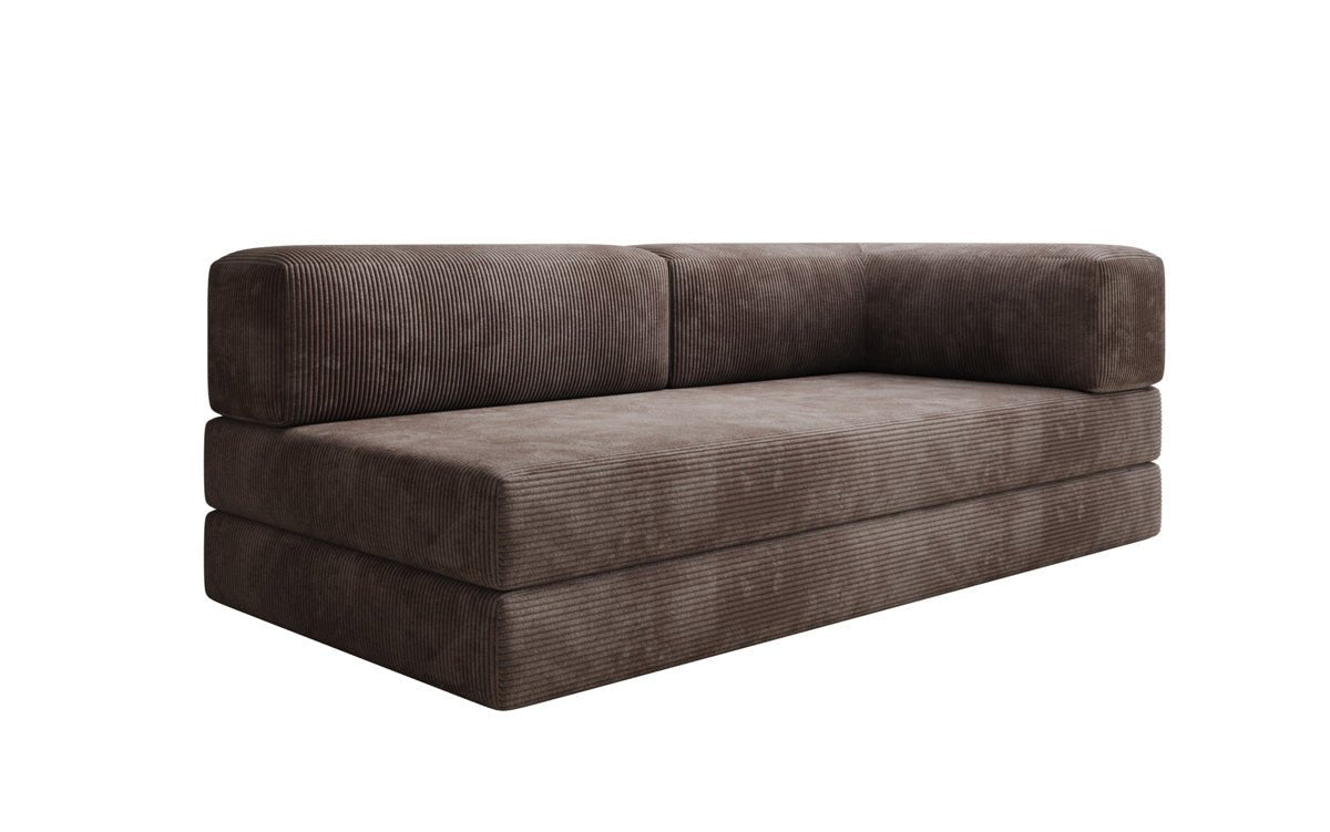 Designbank/Chaise Longue Lazy in Ribstof