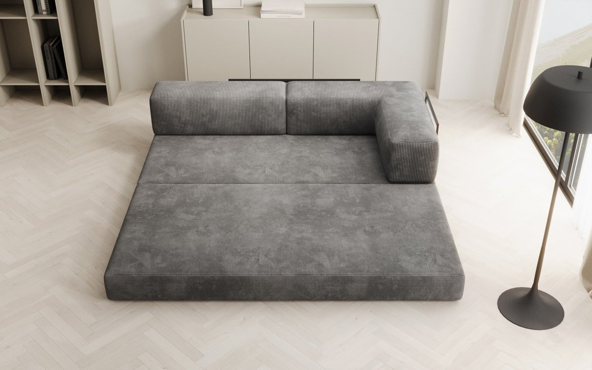 Designbank/Chaise Longue Lazy in Ribstof