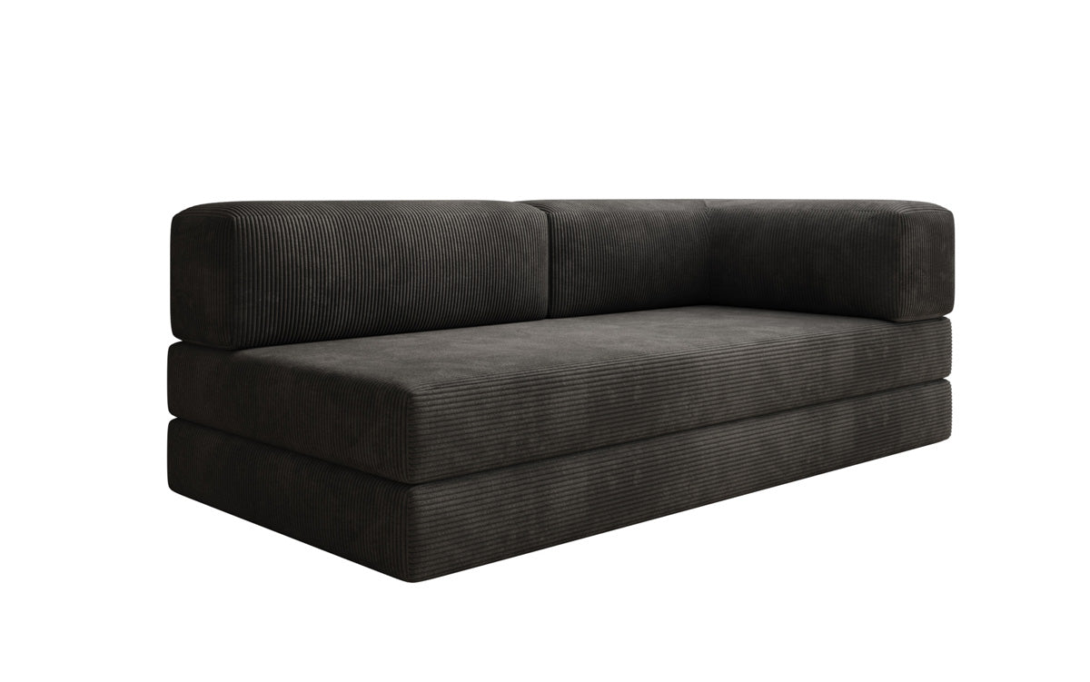 Designbank/Chaise Longue Lazy in Ribstof