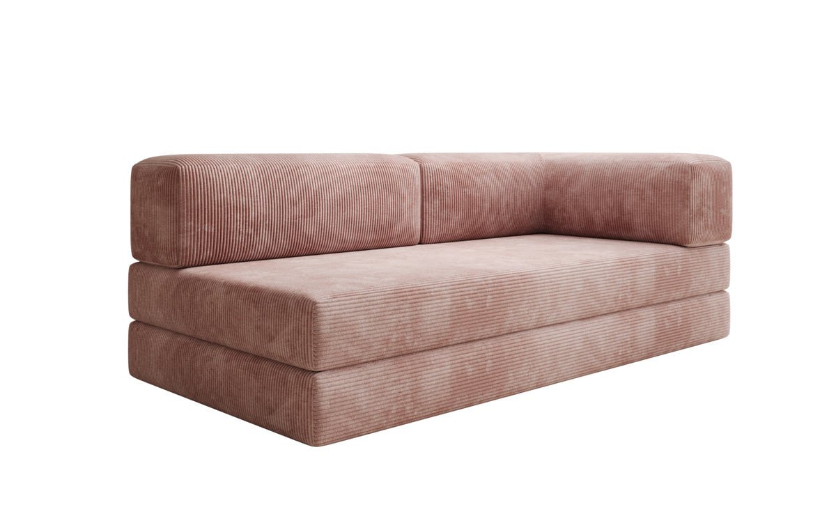 Designbank/Chaise Longue Lazy in Ribstof