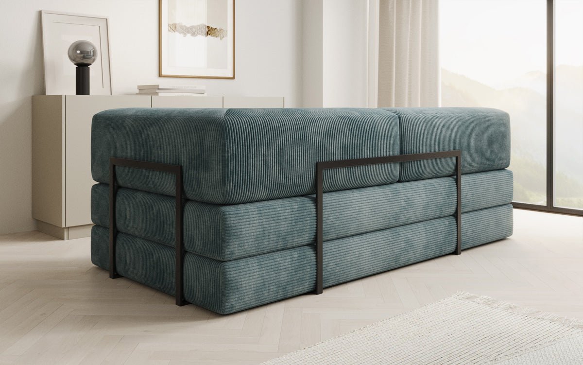 Designbank/Chaise Longue Lazy in Ribstof