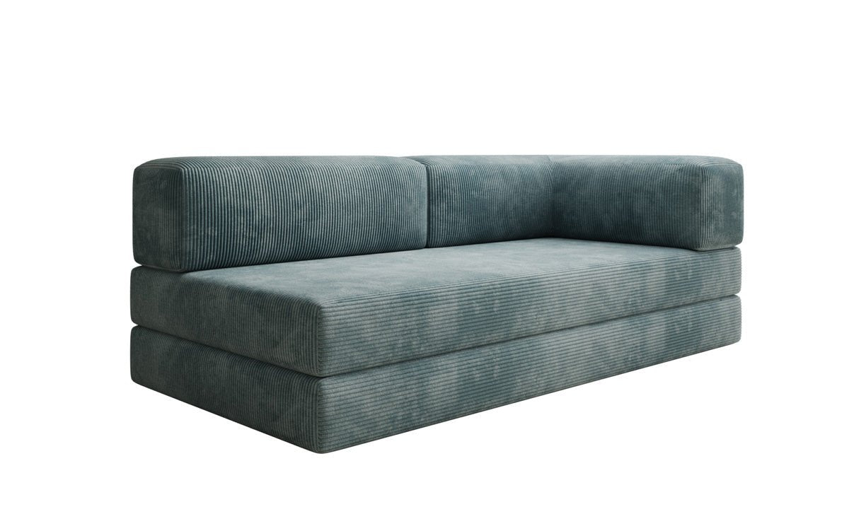 Designbank/Chaise Longue Lazy in Ribstof