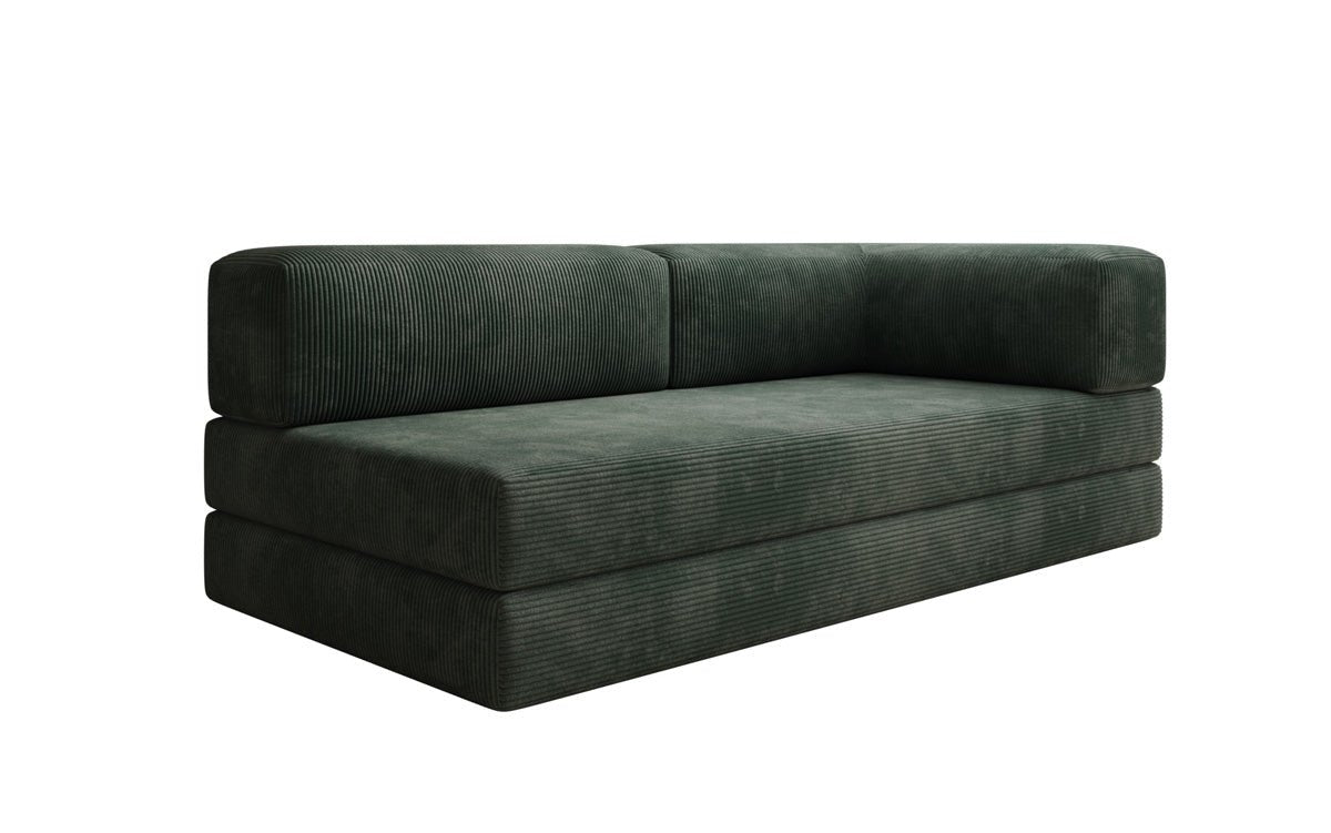 Designbank/Chaise Longue Lazy in Ribstof