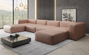 Designer U Bank Snug van echt leer
