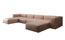 Designer U Bank Snug van echt leer