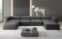 Designer U Bank Snug van echt leer