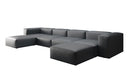 Designer U Bank Snug van echt leer