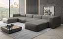 Designer U Bank Snug van echt leer