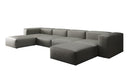 Designer U Bank Snug van echt leer