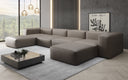 Designer U Bank Snug van echt leer