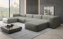 Designer U Bank Snug van echt leer