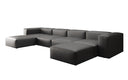 Designer U Bank Snug van echt leer