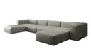 Designer U Bank Snug van echt leer
