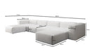 Designer U Bank Snug van echt leer
