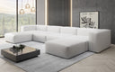 Designer U Bank Snug van echt leer