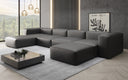Designer U Bank Snug van echt leer