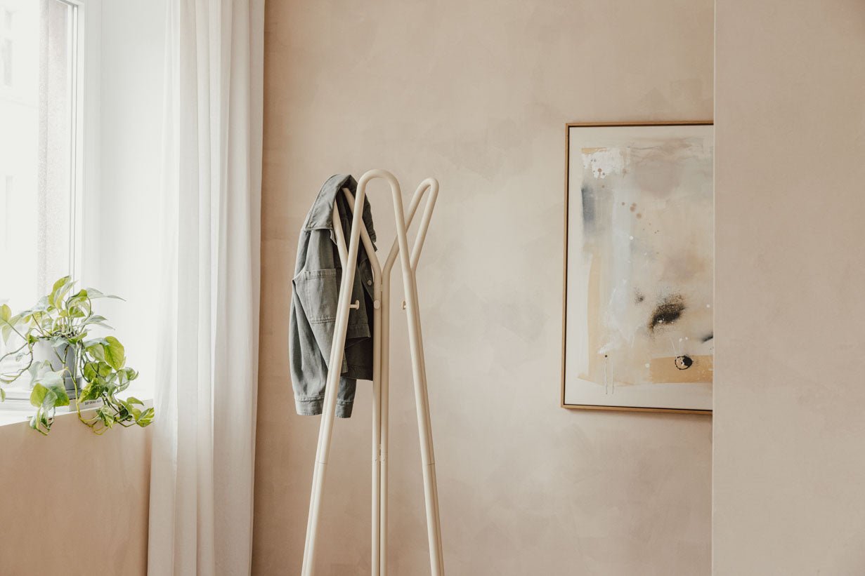 Garderobe Charles – Minimalistische kapstokstandaard van staal