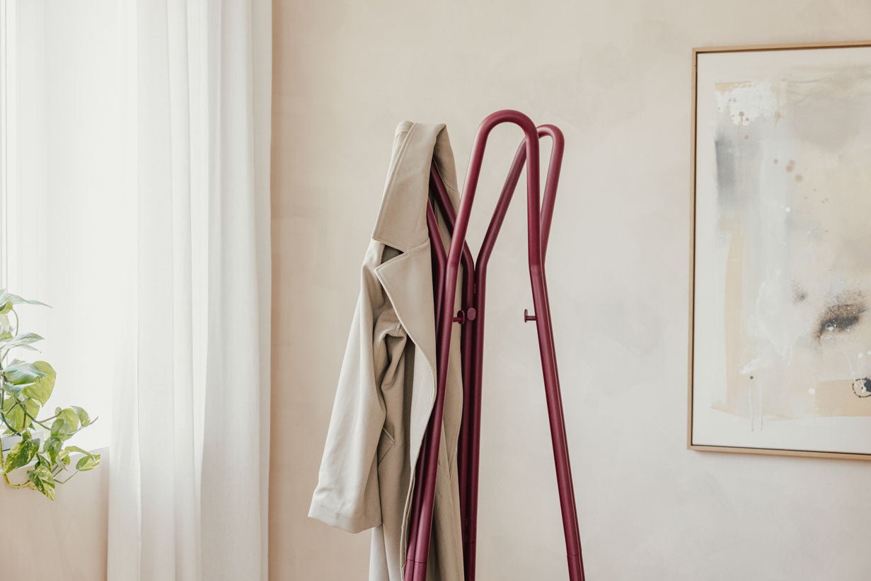 Garderobe Charles – Minimalistische kapstokstandaard van staal