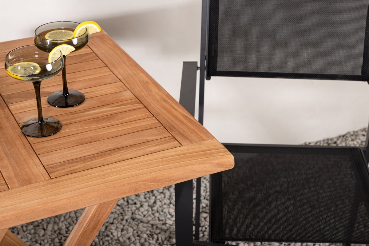 Tuin Cafégroep Irish – 3-delige tuinmeubelset 70x70 cm