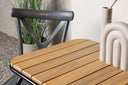 Garten Cafegruppe Uber – 3-teiliges Gartenmöbel-Set mit Stühlen aus Aluminium
