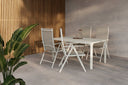 Garten Essgruppe Marlon – 5 bzw 7-teiliges Gartenmöbel-Set in Beige