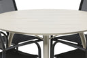 Garten Essgruppe Novira – 5-teiliges Set in Beige/Schwarz