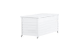 Garten Kissenbox Erika - Aus weißem Aluminium
