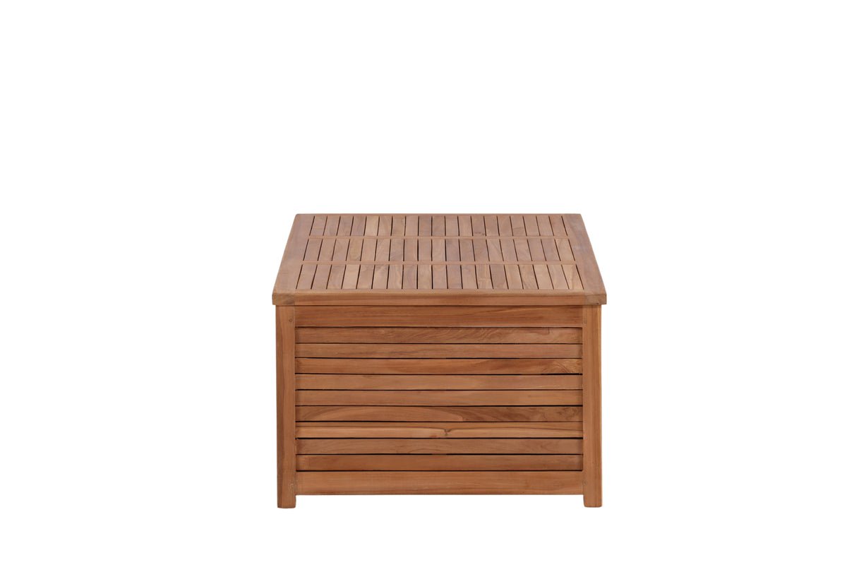 Garten Kissenbox Sorine - 46x130x70 aus Teakholz