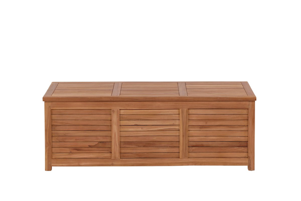 Garten Kissenbox Sorine - 46x130x70 aus Teakholz