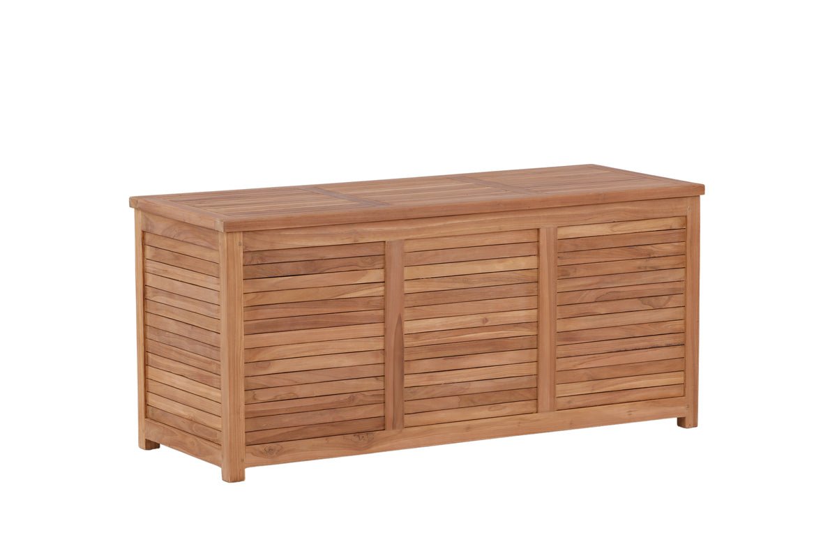 Garten Kissenbox Sorine - 60x130x50 aus Teakholz