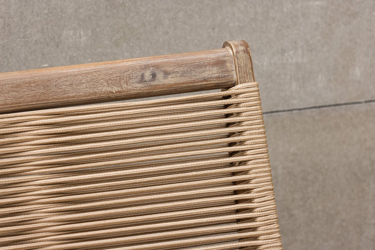 Garten- Loungesessel April - Aus braunem Akazienholz