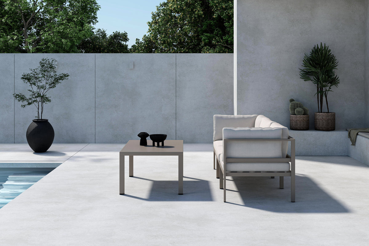 Tuin Loungeset Dorello – 3-zitsbank met salontafel
