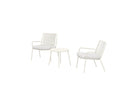 Garten Loungeset Ravo – 3-teiliges Set mit Stühlen & Tisch