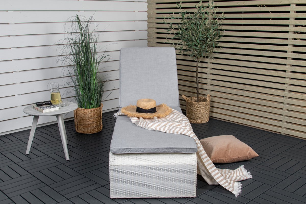 Garten Sonnenliege Irina - aus Rattan