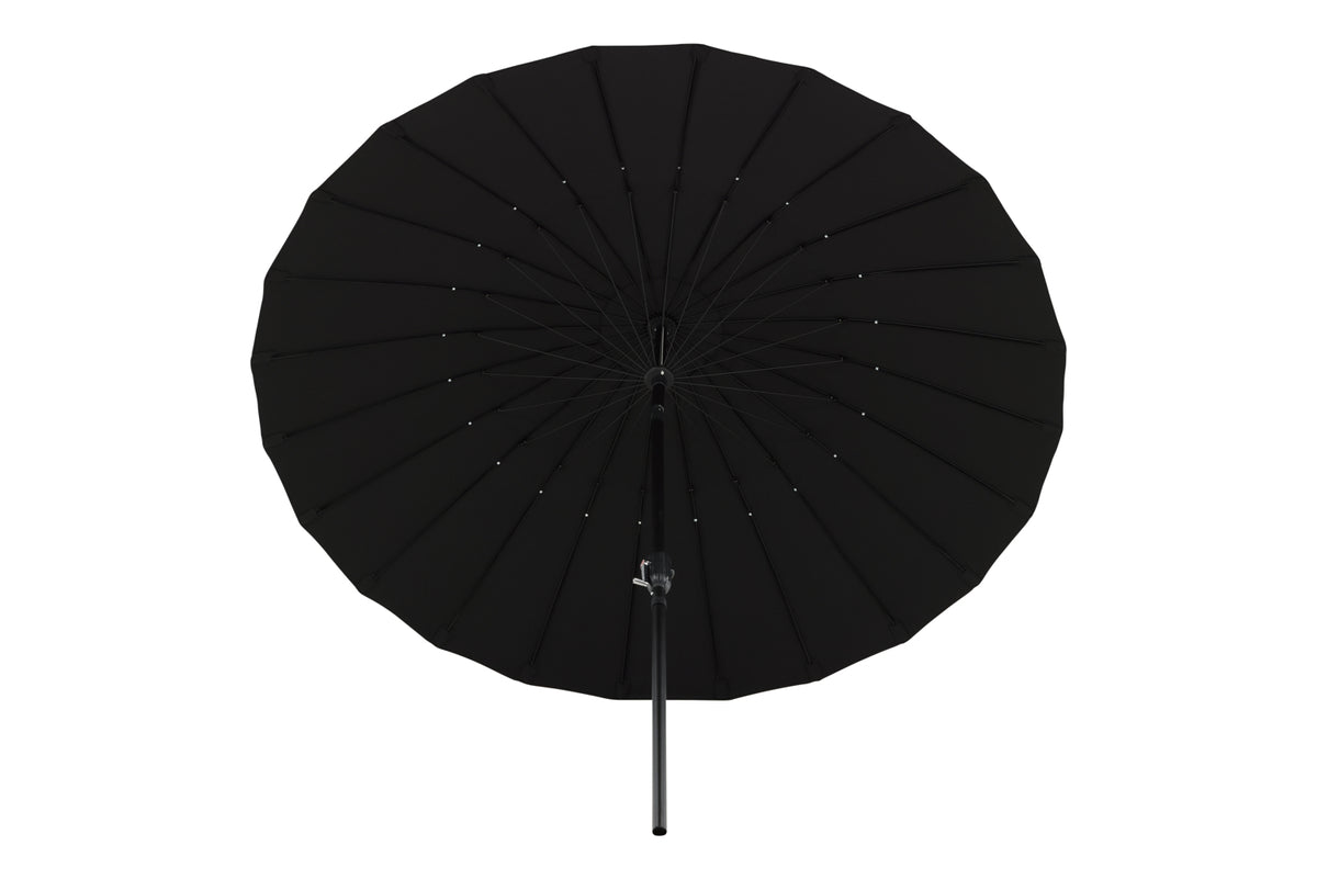 Garten Sonnenschirm Palma – Ø270 cm verfügbar in Weiß, Schwarz, Grau und Blau