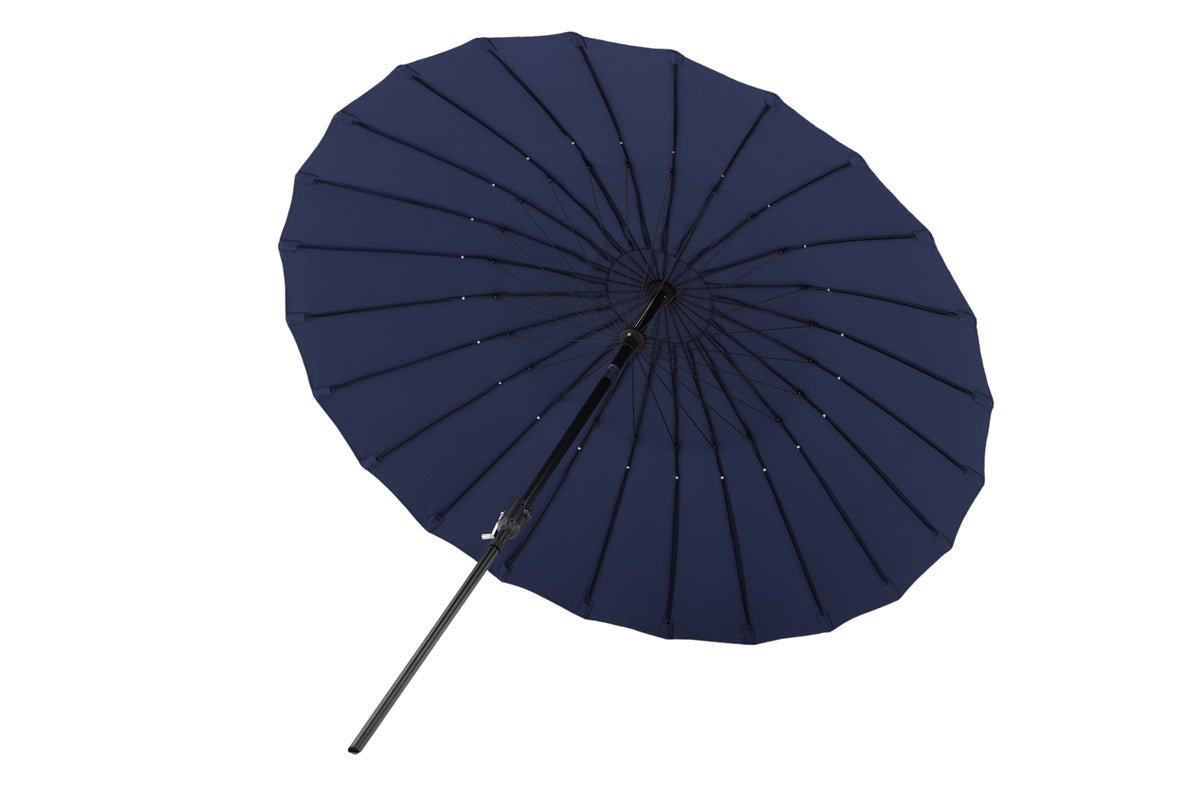 Garten Sonnenschirm Palma – Ø270 cm verfügbar in Weiß, Schwarz, Grau und Blau