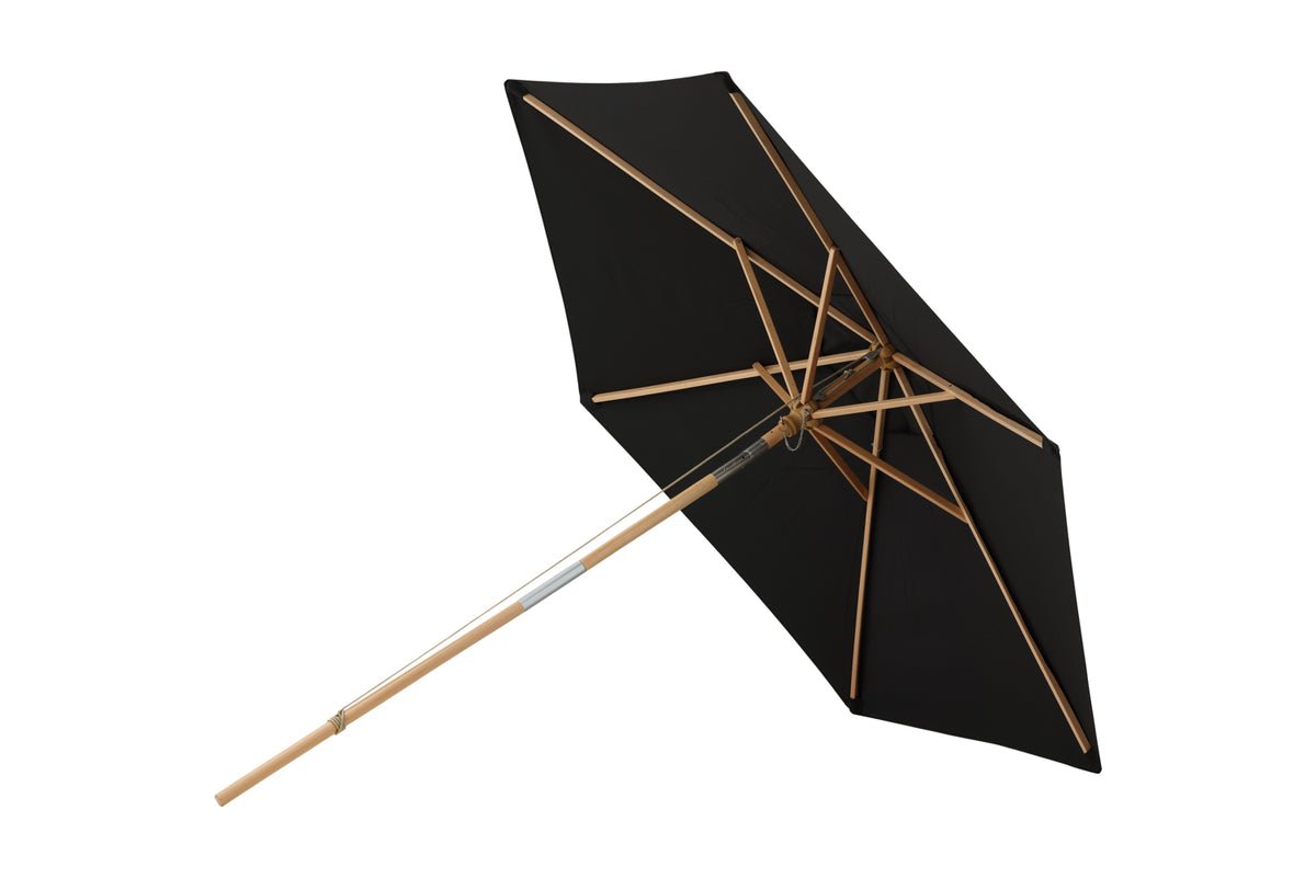 Garten Sonnenschirm Valenza – Ø250 cm in Schwarz oder Weiß