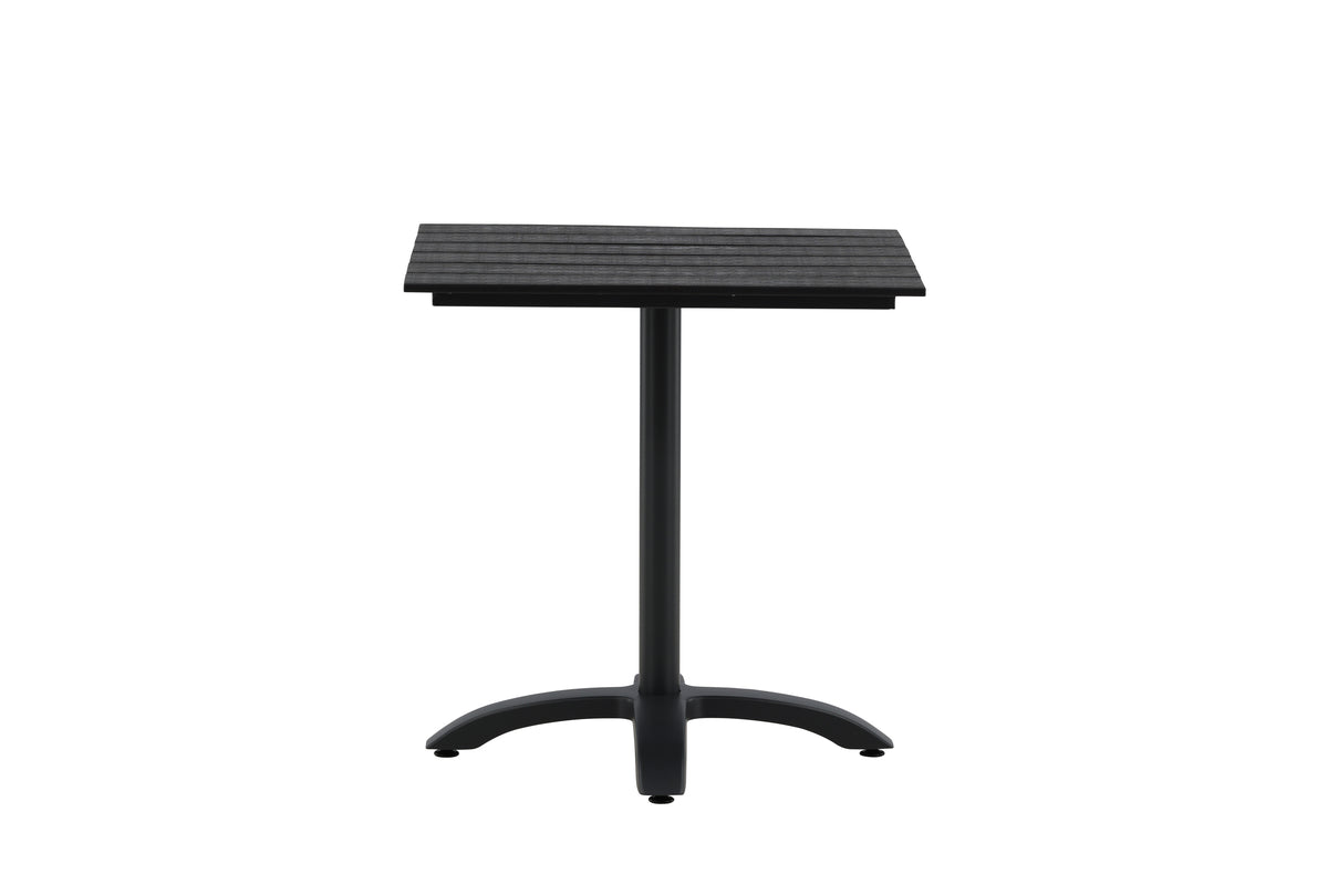 Gartentisch Malani - pflegeleichter quadratischer Tisch aus robustem Aluminium und Aintwood