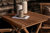 Gartentisch Taneva - ein klappbarer Tisch aus hochwertigem Teakholz
