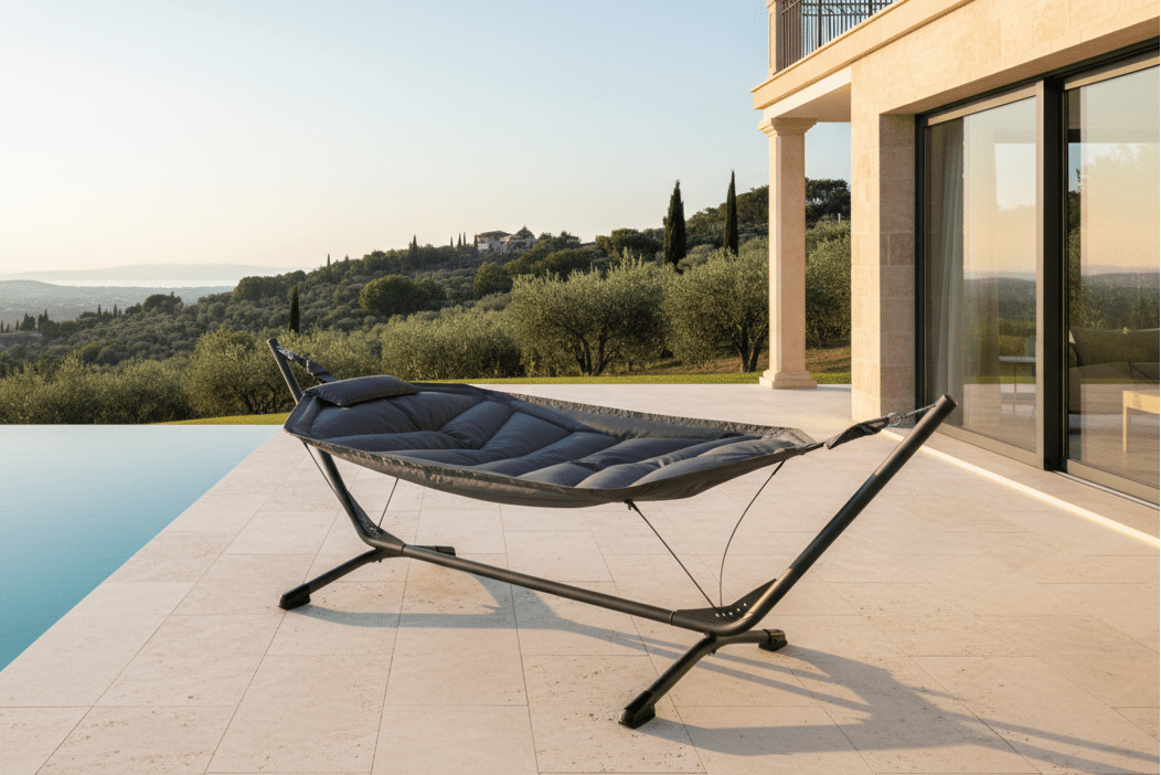 Tuin Hangmat Sylva - voor tuin & terras in Zwart