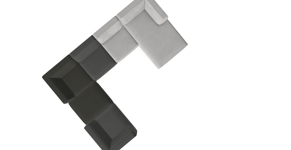 Modulair Sofa Hugg - Jouw gewenste configuratie HJ3EEB