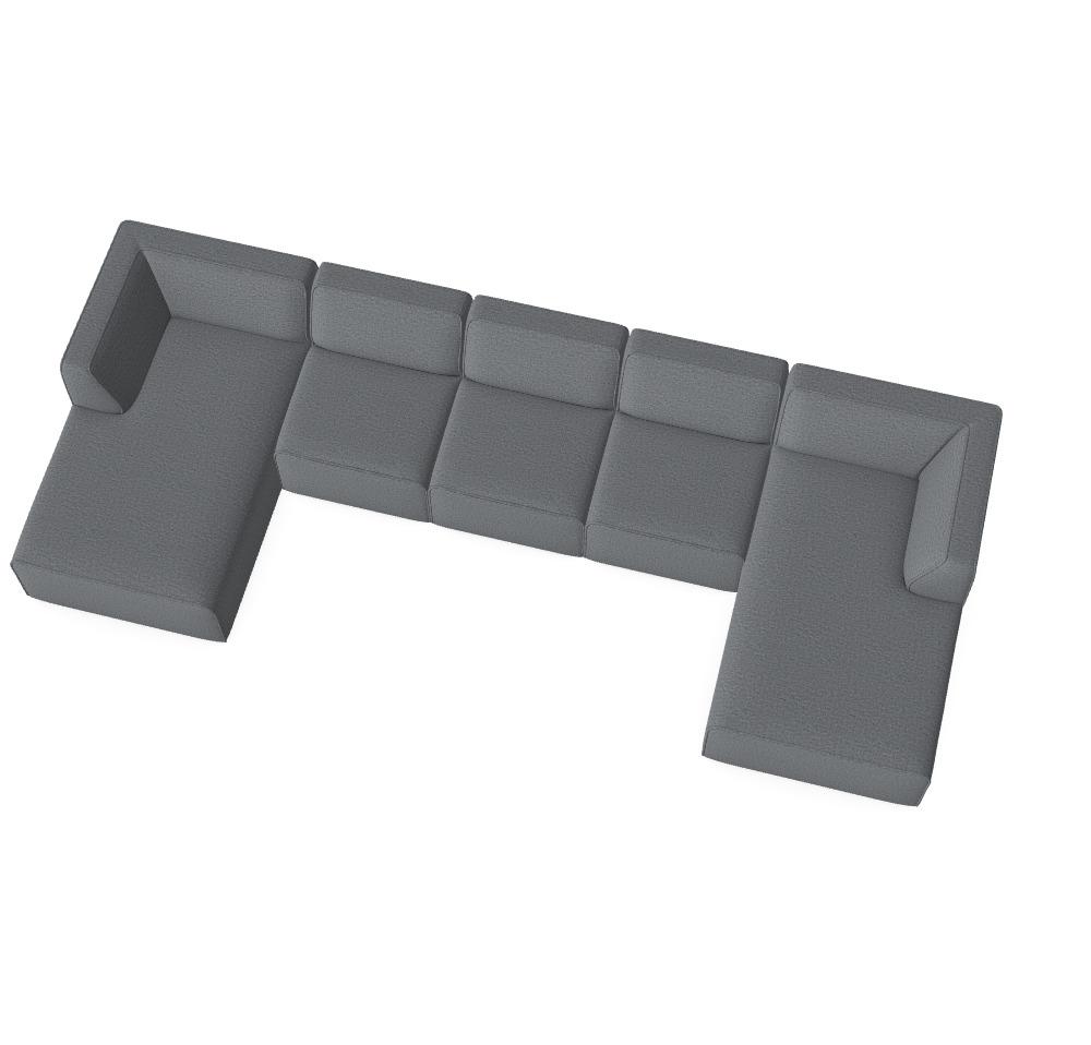 Modulair Sofa Hugg - Jouw gewenste configuratie 8FYQMC